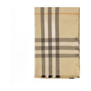 Scarf - Burberry - Wool - Beige
